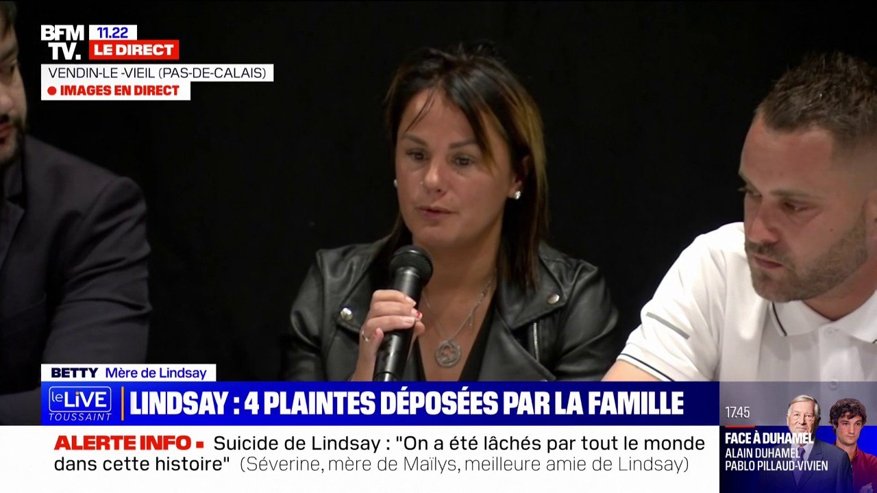 Mère de Lindsay: "Si on avait été soutenus, je suis sure que ma fille serait encore parmi nous"