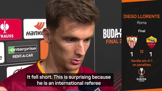 Llorente accuses referee of favouring Sevilla in Europa League final