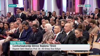 Ali Erbaş'ın duasına Nicolas Maduro da eşlik etti