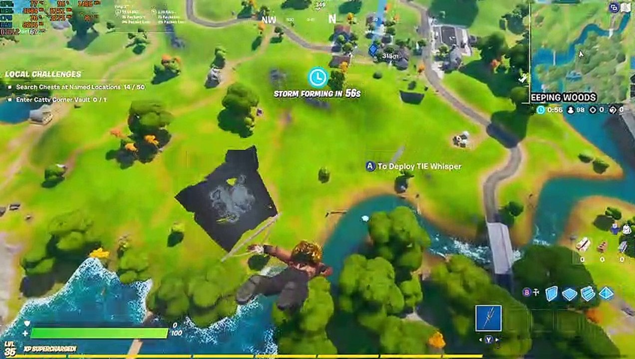 Fortnite trying to hide