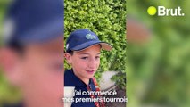 Louis, 12 ans, ramasseur de balles à Roland-Garros