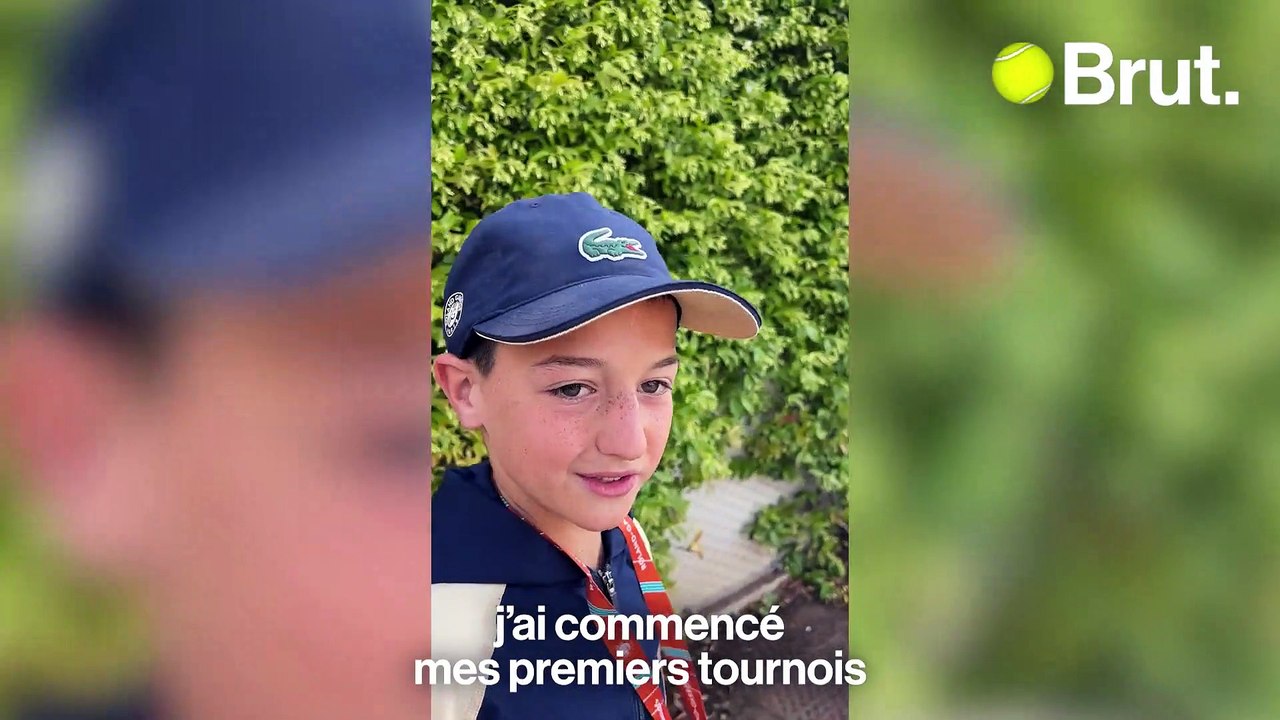 Louis, 12 ans, ramasseur de balles à Roland-Garros