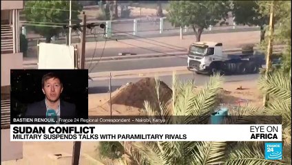 Sudan's military suspends participation in talks with paramilitary rival