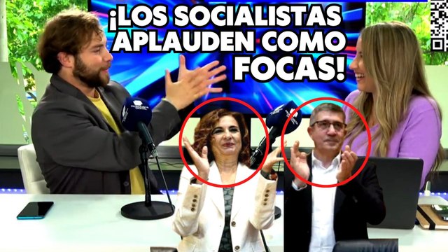 Josué Cárdenas y Rebeca Crespo: “Los socialistas aplauden como focas, ¡están desesperados!”