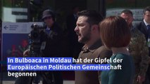 Selenskyj fordert bei Europa-Gipfel in Moldau weitere militärische Hilfe