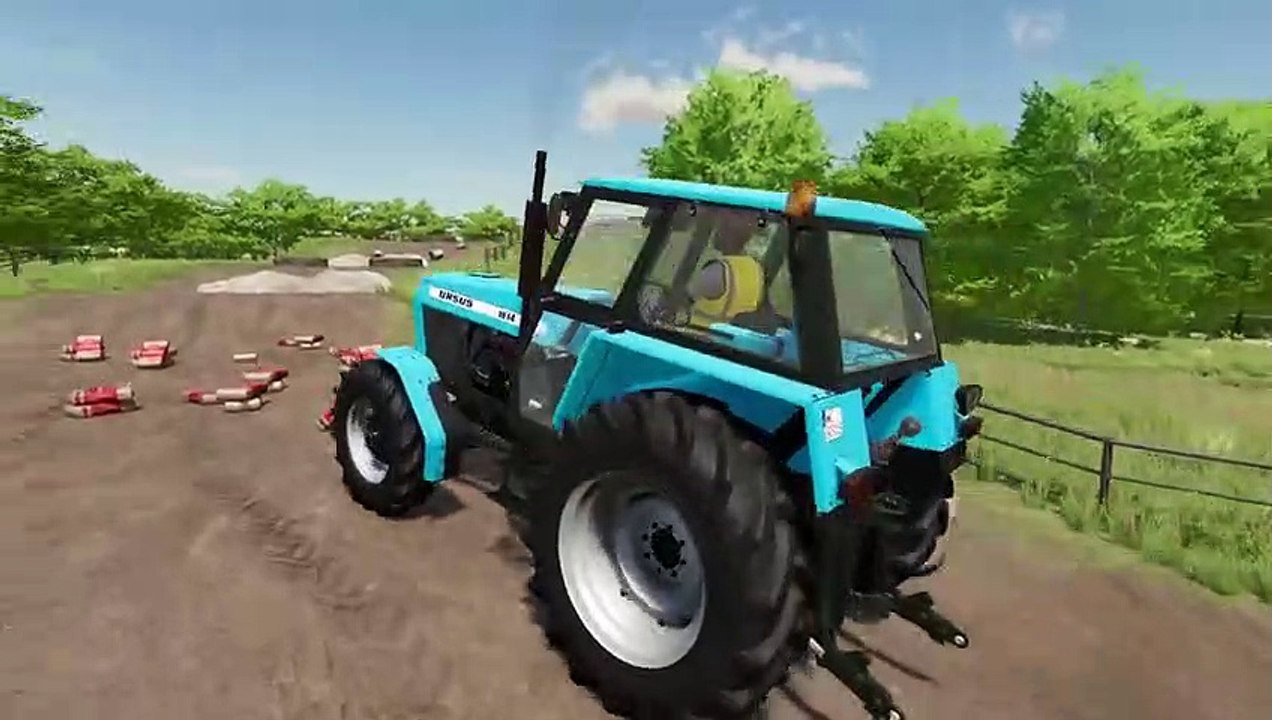 Farming Simulator 22 127 - COLORED URSUS TRACTORS DEATH RUN