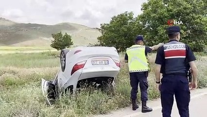 Aksaray'da Otomobilin Takla Attığı Kazada 2 Kişi Yaralandı