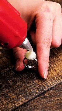 DIY JEWELRY ideas- DIY ring and DIY earrings #Shorts