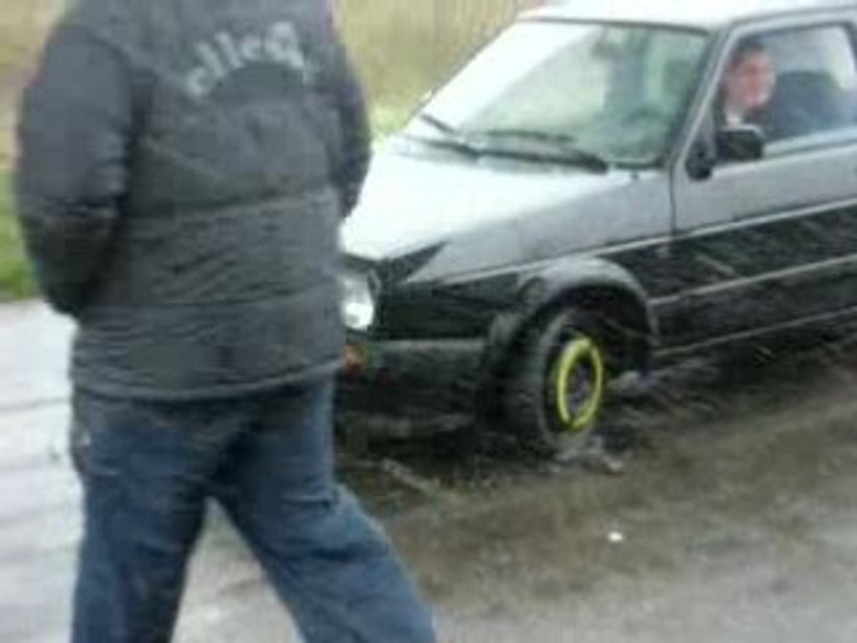 burnout avec galette golf 2 90s