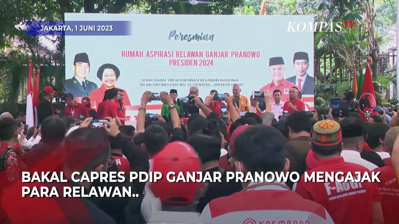 Ganjar Minta Relawan Dekati Swing Voter, Youtuber, hingga Pebisnis Cuci Sepatu