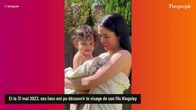 Coralie Porrovecchio dévoile le visage de Kingsley pour la 1re fois, un détail fait débat