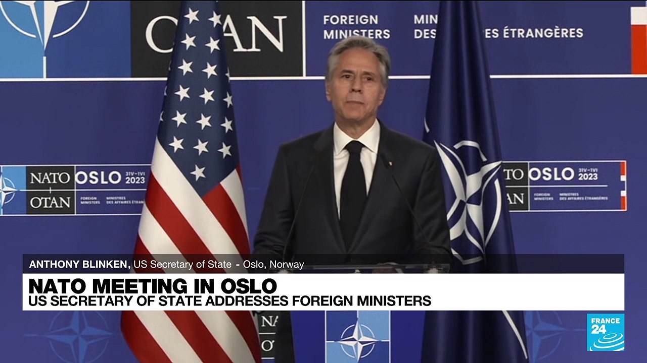 REPLAY: US Secretary of State Antony Blinken addresses NATO foreign ministers