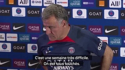 PSG - Galtier : “Pas un hommage mais un message de soutien, d’espoir pour Sergio Rico”