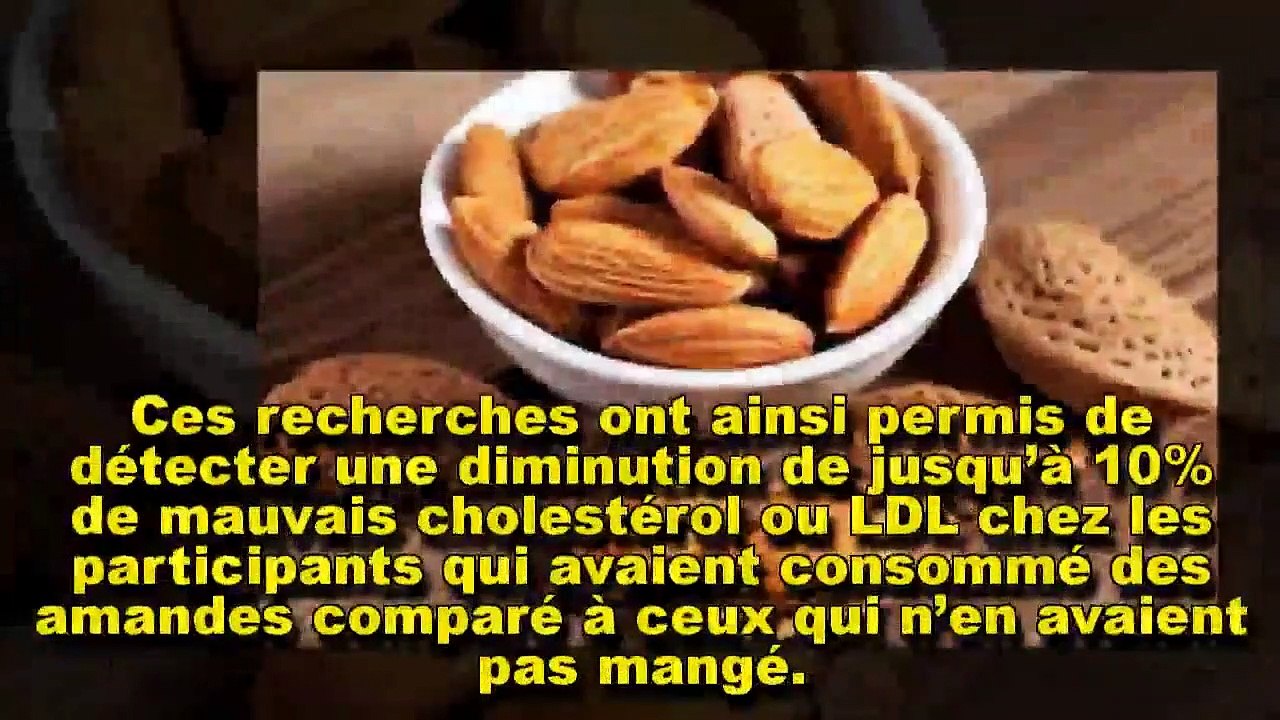 Les amandes _ nos alliées contre le cholestérol