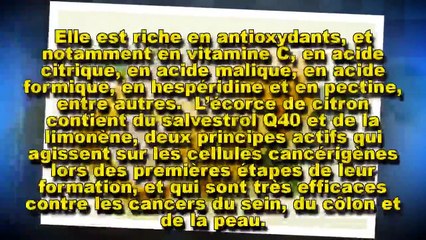 Découvrez le pouvoir curatif du jus d’écorce de citron !