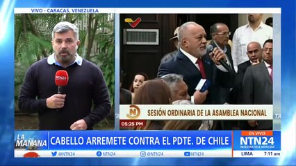 Ataques de Diosdado Cabello contra Boric