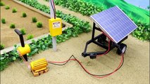 diy mini tractor making water pump using solar panel science project for kids