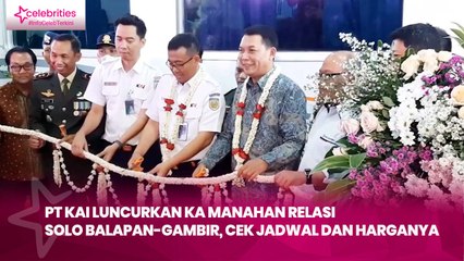 PT KAI Luncurkan KA Manahan Relasi Solo Balapan-Gambir, Cek Jadwal dan Harganya