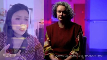 une infirmière fond en larmes en évoquant la situation des urgences dans Complément d'enquête