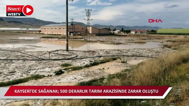 Sağanak sele neden oldu; evleri su bastı, tarım arazileri zarar gördü 