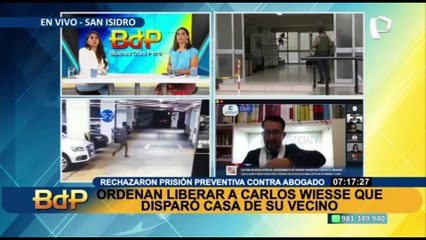 Carlos Wiesse tras disparar contra vivienda de su vecino: “Pido perdón porque estaba alcoholizado”