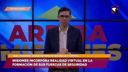 Ariel Marinoni, subsecretario de seguridad y justicia, destacó la incorporación de la realidad virtual para la formación del área de criminalística