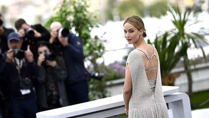 Jennifer Lawerence's Backless Gown Featured a Strappy, Spine-Revealing Design From Behind