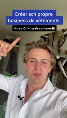 Créer son propre business de vêtement avec 0 investissement 