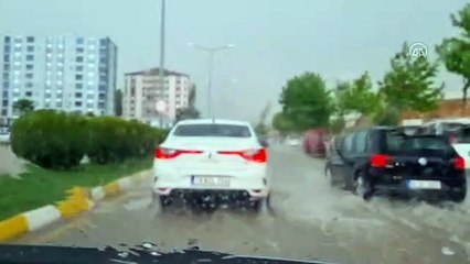 Çorum'da sağanak etkili oldu