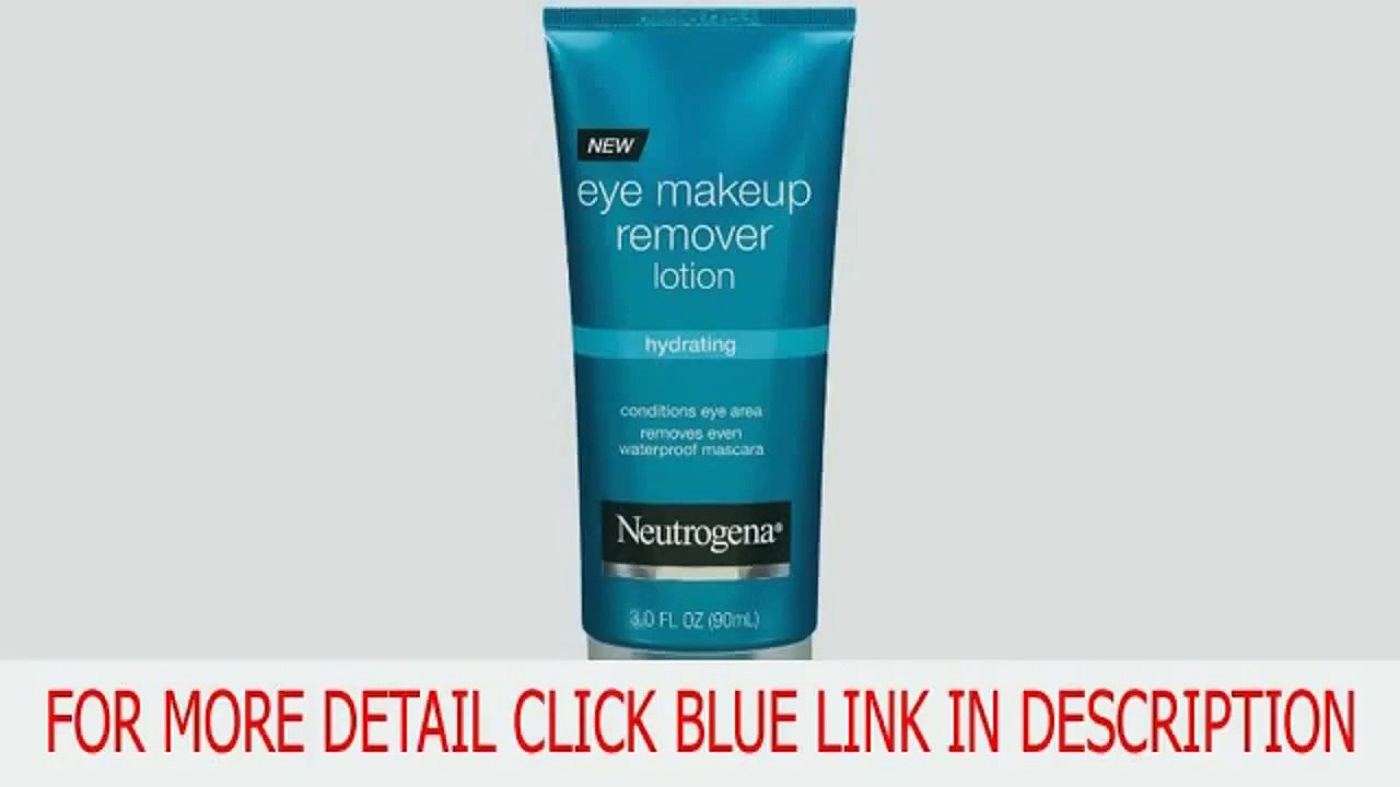 Check Neutrogena Hydrating Eye Makeup Remover Lotion, 3 Ounce (Pack of