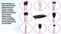 Eye Makeup Brushes with Free Case Includes 8 Must