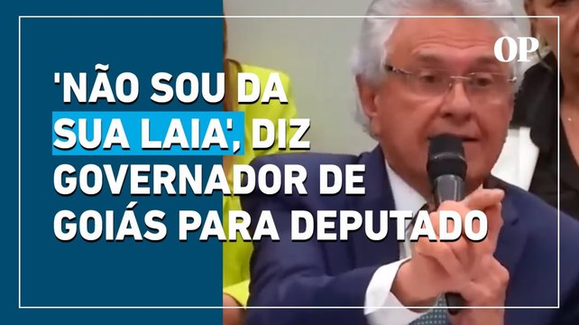 Governador de Goiás manda deputado do PT calar a boca na CPI do MST