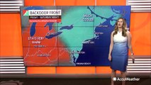 Dramatic cooldown and spotty showers in store for Northeast