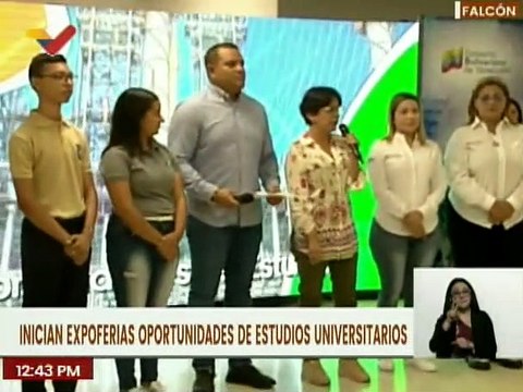 Inicia Expoferia Oportunidades de Estudios Universitarios en el estado Falcón