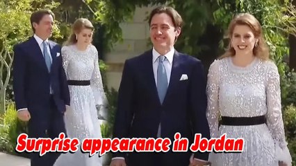 Princess Beatrice and her husband appeared unannounced at the wedding of the Crown Prince of Jordan