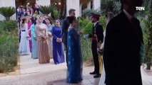السيدة انتصار السيسي  تقدم التهنئة لولي العهد الأردني خلال حفل زفافه