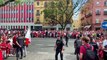 Así ha sido la primera parada del Sevilla en su celebración de la UEFA Europa League