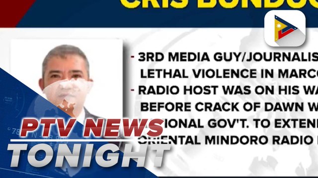 PTFoMS extends condolences to loved ones of slain Oriental Mindoro radio host