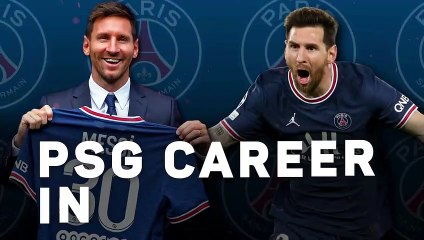 Lionel Messi's PSG career in numbers