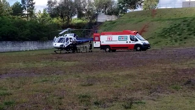 Mulher sofre Infarto Agudo no Miocárdio e é transferida de helicóptero para Cascavel