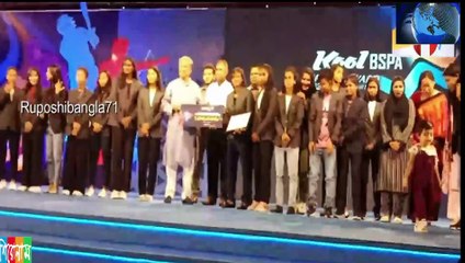 বাংলাদেশ মহিলা ফুটবল টিমের kool BSPA sports award-2022