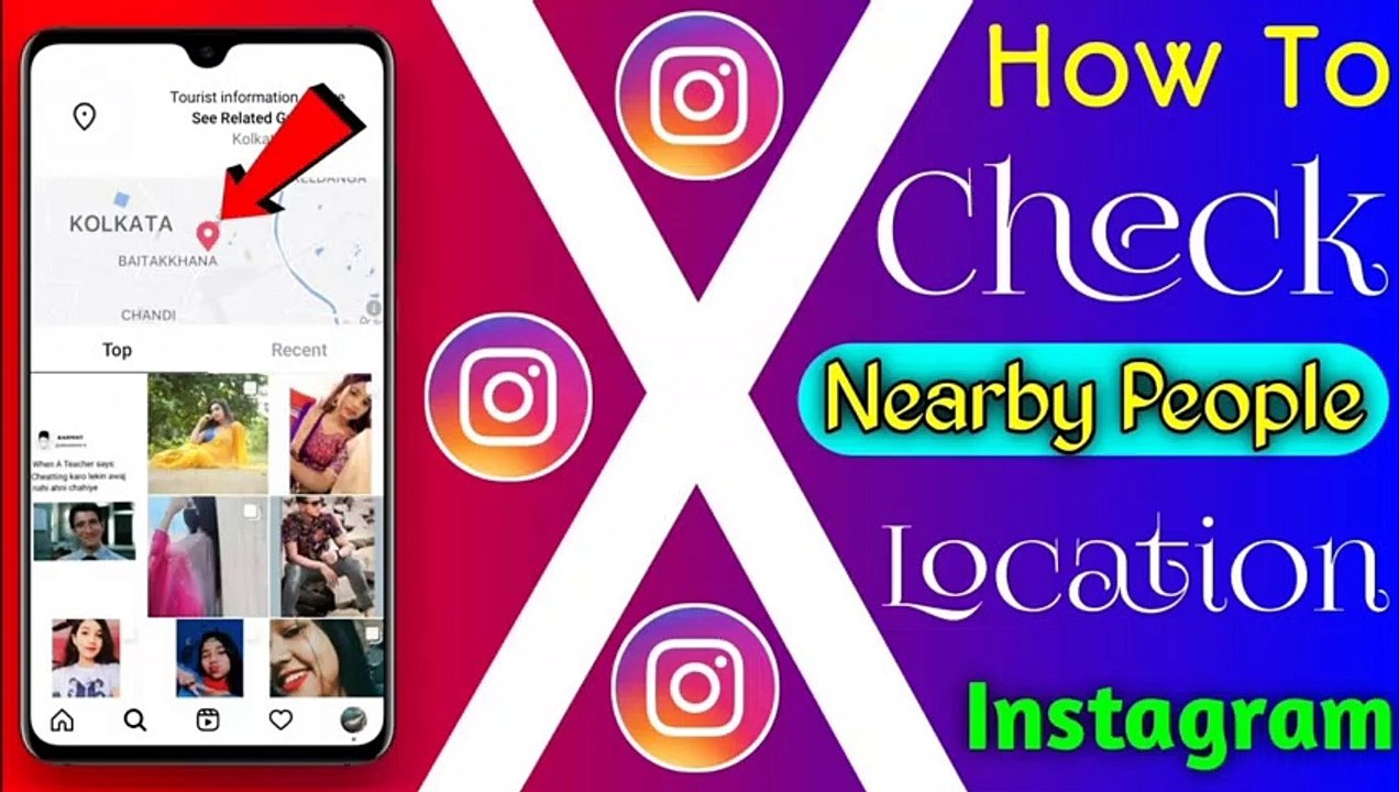 আপনার বাড়ি আশেপাশে  কতজন Instagram ব্যবহার করে দেখুন || How To Find Nearby People On Instagram