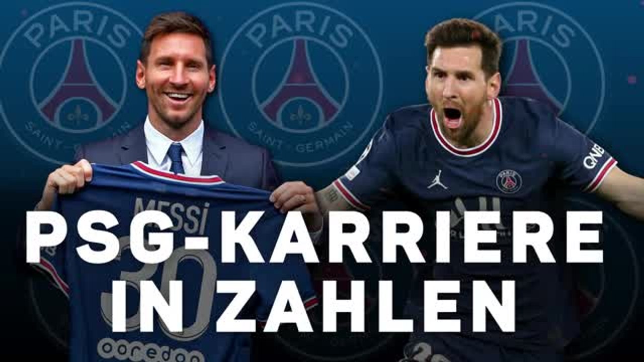 Lionel Messi - PSG-Karriere in Zahlen