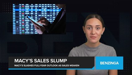 Macy's Sales Slump, Shares Drop