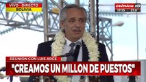 Alberto Fernández sobre Luis Arce: 