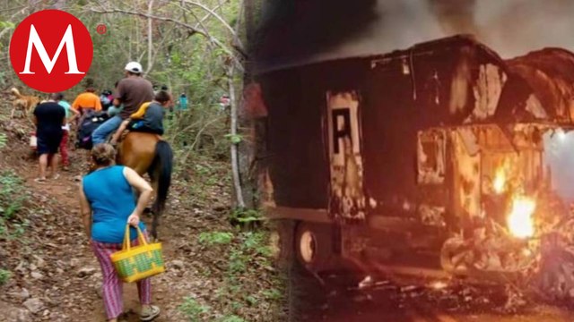 Frontera Comalapa vive días de terror, decenas de familias han sido desplazadas por la violencia