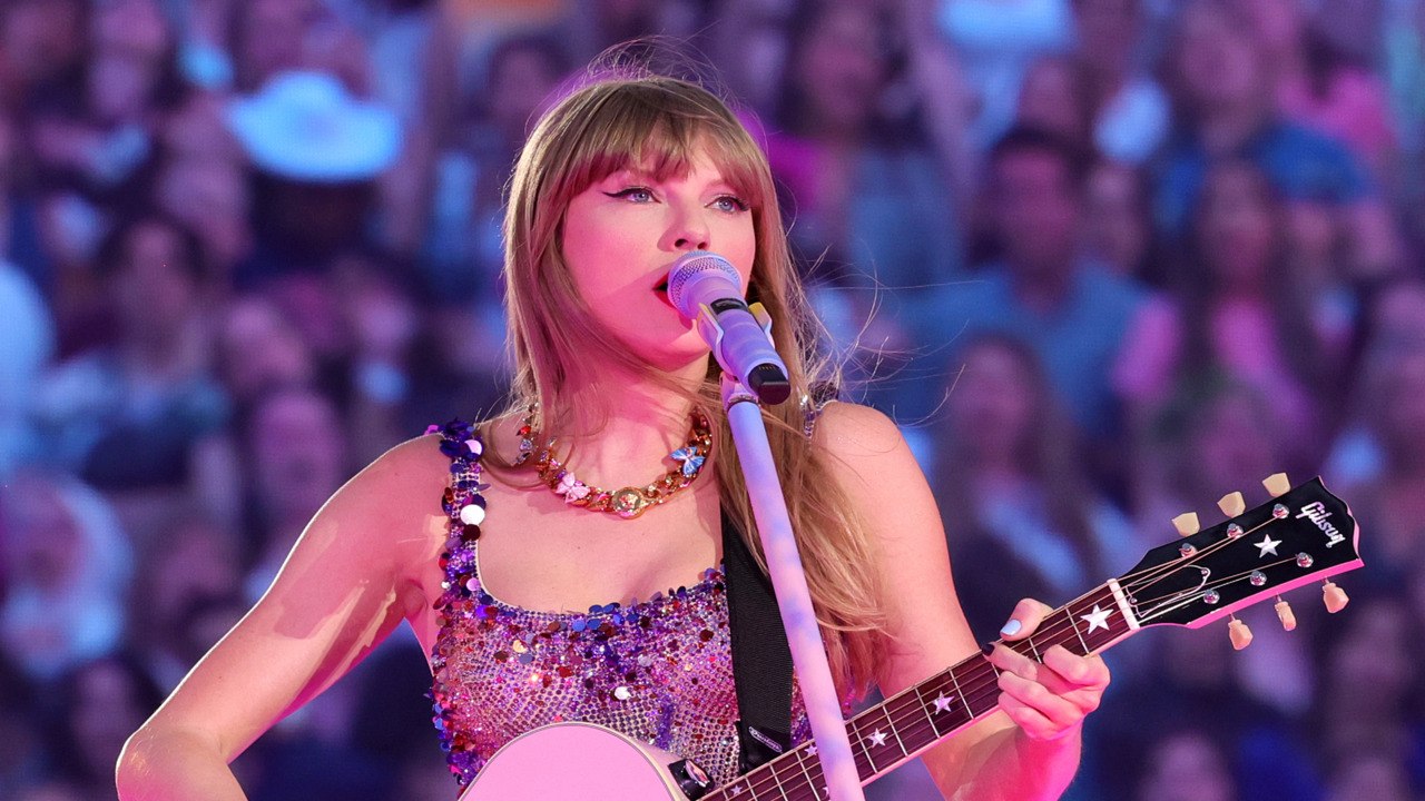 Taylor Swift Chose the Blingiest Piece From Dua Lipa's Versace Collection