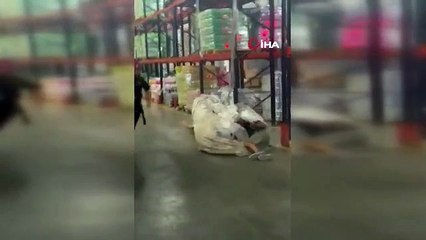 12 Metre Yükseklikten Atlayan Adam Hayatını Plastik Dolu Çuval Sayesinde Kurtardı