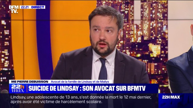Suicide de Lindsay: Le déchaînement de haine n'a pas cessé avec la mort de Lindsay , explique Me Pierre Debuisson, avocat des familles de Lindsay et Maïlys