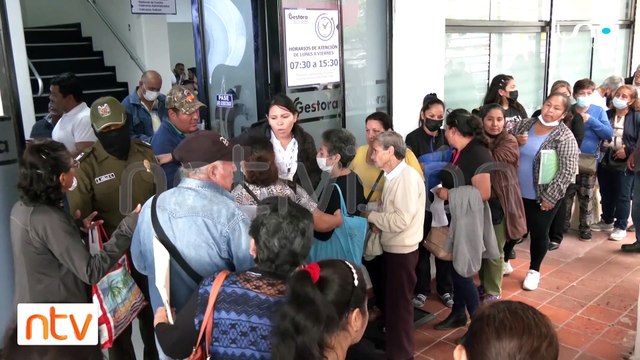 Gestora pública comenzó el pago de pensiones a jubilados con problemas en el sistema